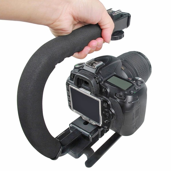 Käsijalusta stabilisaattori C-muotoinen Steadycam / kolmijalkakamera Black
