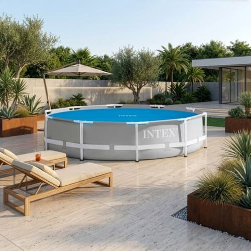 Soltäcke för pool / Poolskydd - 305 cm