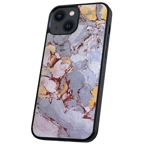 iPhone 13 - Deksel/Mobildeksel Marmor Multicolor