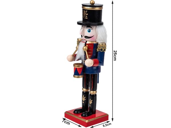 Nötknäppare trä - Dekorativ julfigur i klassisk stil