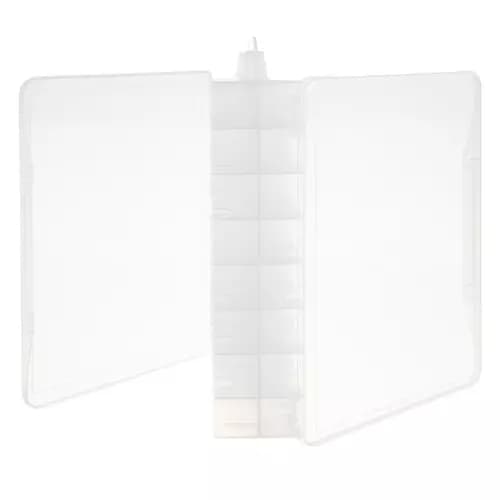 Displaykasse til Modelbiler – Opbevaring – 46 rum Transparent