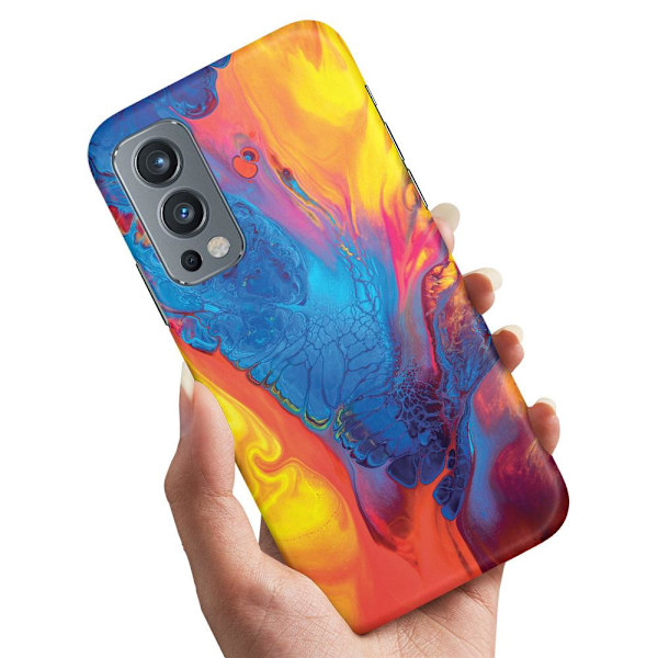 OnePlus Nord 2 5G - Deksel/Mobildeksel Marmor Multicolor