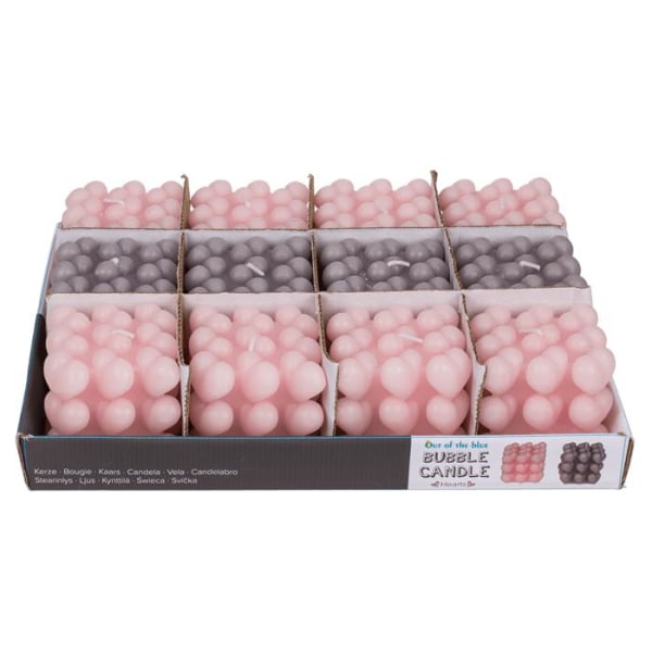 Lys / Telys – Hjertebobler Multicolor