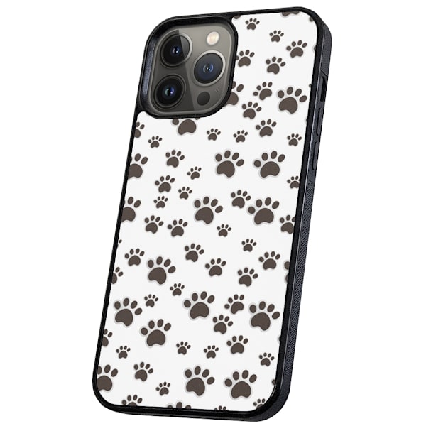 iPhone 16 Pro Max - Skal/Mobilskal Paw Pattern