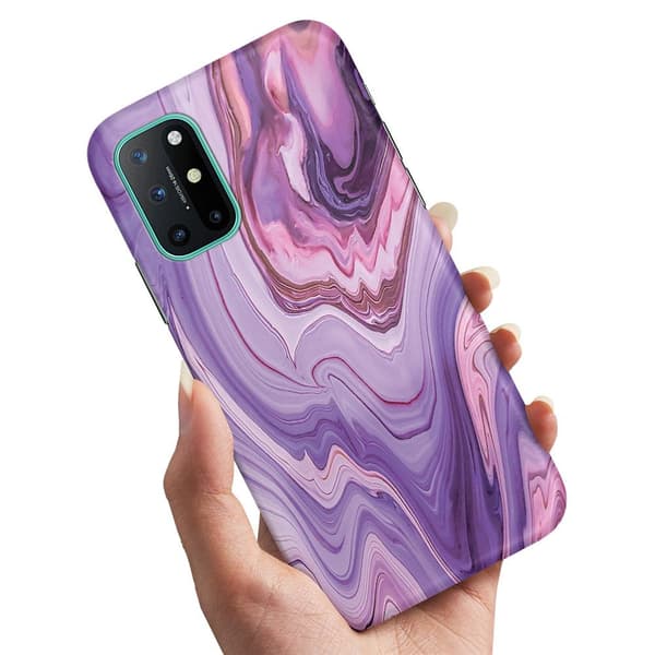 Cover / Mobilcover til OnePlus 8T - Marmor Multicolor
