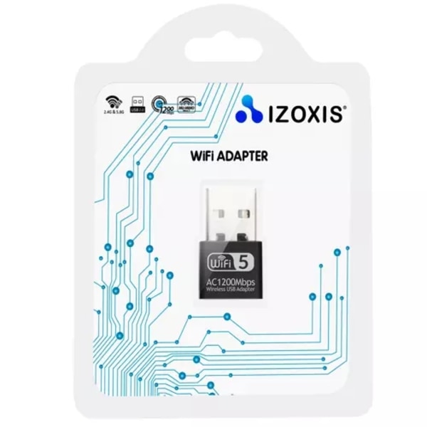 Trådlöst USB-nätverkskort - WiFi adapter (1200 Mbps)
