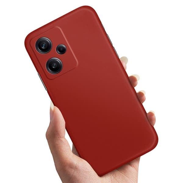 Deksel / Mobildeksel til Xiaomi Redmi Note 12 5G - Mørkrød
