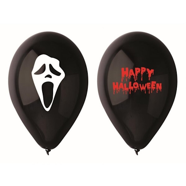 Skrämmande Halloween luftballong, 5 stycken 30 cm (12 tum) ballonger