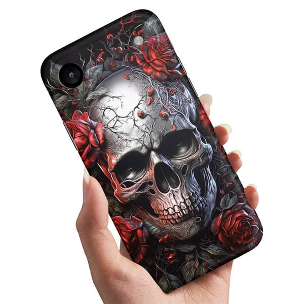 Deksel / Mobildeksel til iPhone 17 Air - Skull Roses