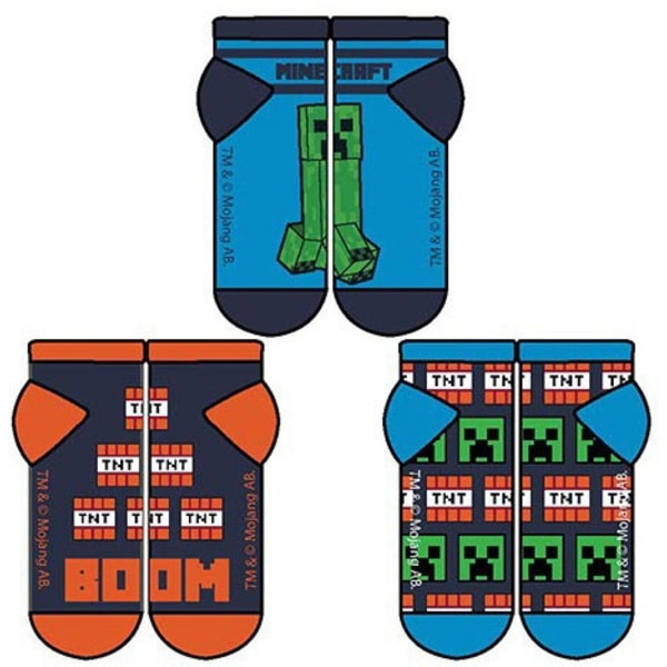 Minecraft Barnstrumpor / Strumpor för Barn - 3-Pack 23/26