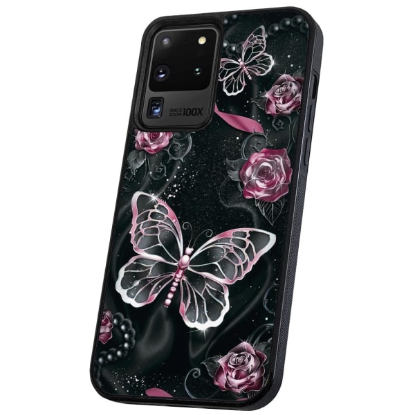 Samsung Galaxy S20 Ultra - Cover/Mobilcover Sommerfugle