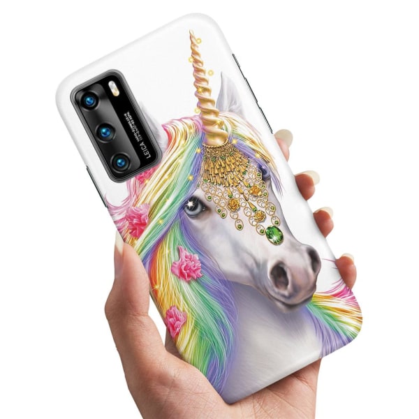 Huawei P40 Pro - Kuoret/Suojakuori Unicorn/Yksisarvinen