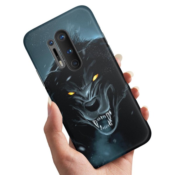 OnePlus 8 Pro - Cover / Mobilcover Black Wolf