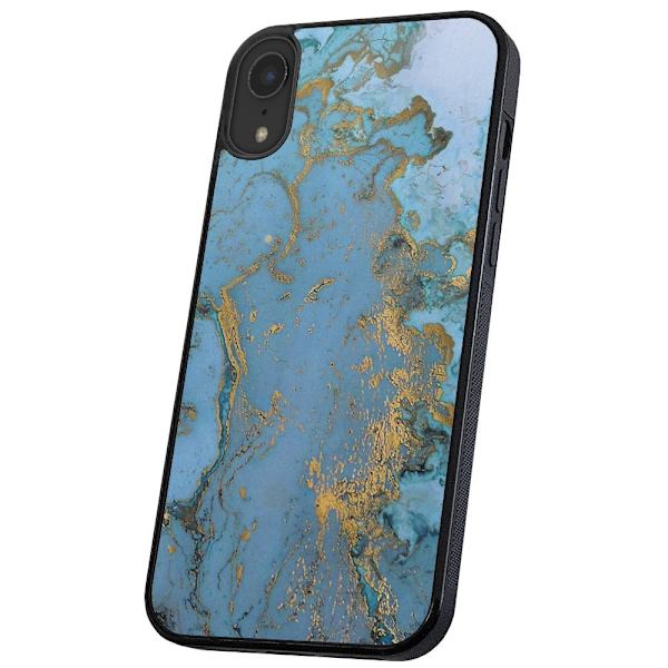 iPhone X/XS - Deksel/Mobildeksel Marmor Multicolor