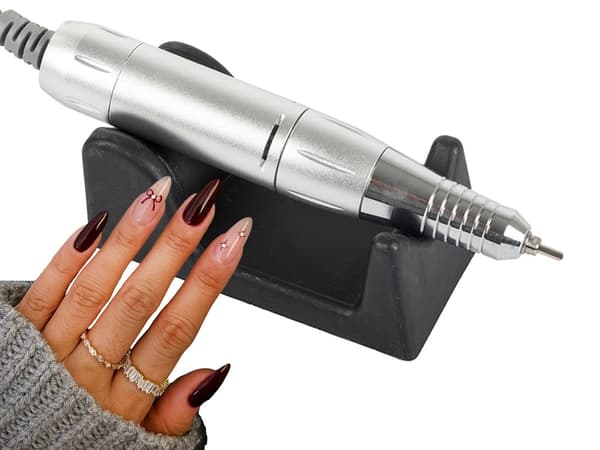 Nagelfil elektrisk 80W set grå