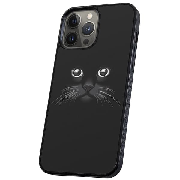 iPhone 16 Pro - Deksel/Mobildeksel Svart Katt