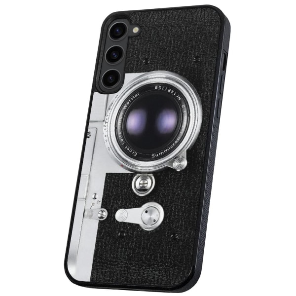 Samsung Galaxy S23 Plus - Deksel/Mobildeksel Retro Kamera