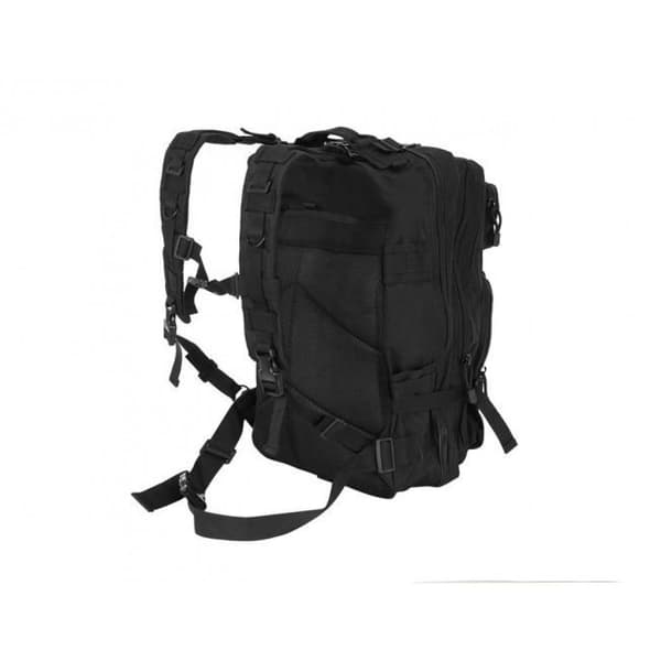 Sotilaskassi / Reppu Nailonia, Musta - 38 Litraa Black