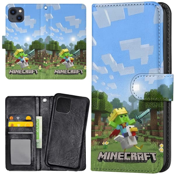 iPhone 14 - Lompakkokotelo/Kuoret Minecraft