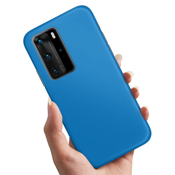 Huawei P40 Pro - Cover/Mobilcover Blå Blue