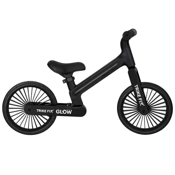 Balanscykel med LED för barn - Springcykel Black