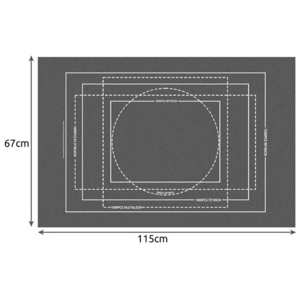 Puslematte med Veske - 115x67cm