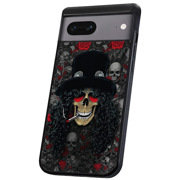 Google Pixel 7 - Deksel/Mobildeksel Slash Skull