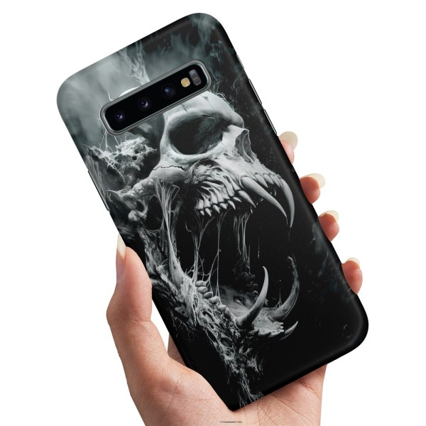 Samsung Galaxy S10 Plus - Deksel/Mobildeksel Skull