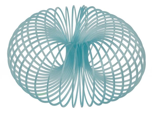 Slinky Självlysande - Trappfjäder för Barn multifärg