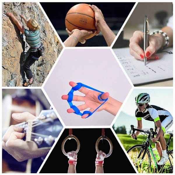 Fingertränare / Handtränare - Träningsredskap - (3-Pack) multifärg