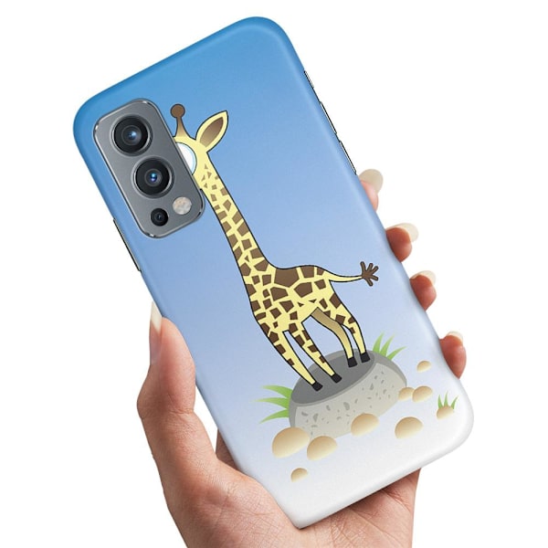 OnePlus Nord 2 5G - Skal/Mobilskal Tecknad Giraff
