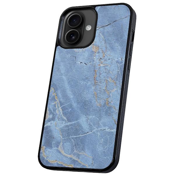 iPhone 16 Plus - Deksel/Mobildeksel Marmor