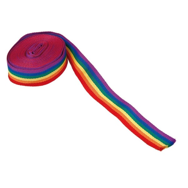 20mm Dekorativt bånd Pride - Rainbow Multicolor