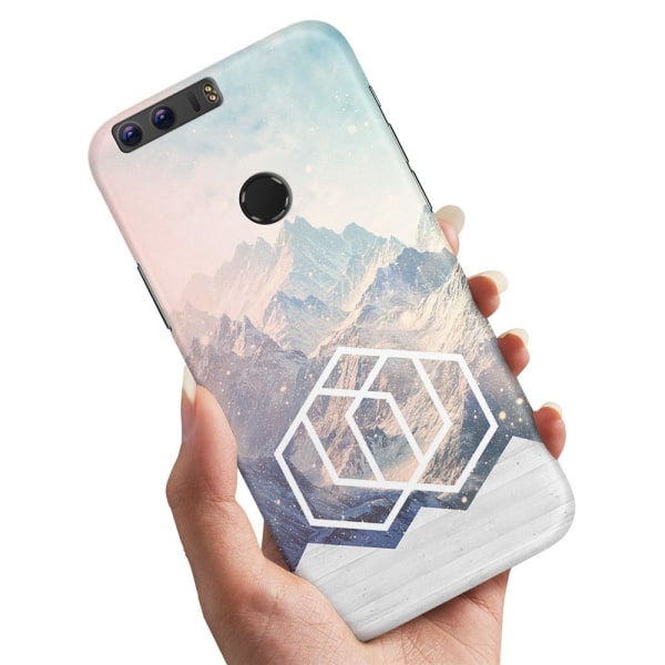 Huawei Honor 8 - Cover/Mobilcover Kunst Bjerg