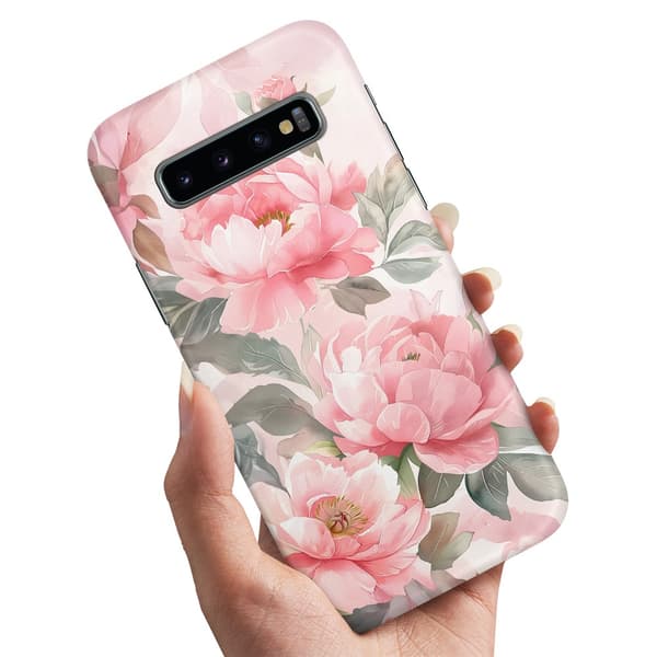 Deksel / Mobildeksel til Samsung Galaxy S10 Plus - Flowers