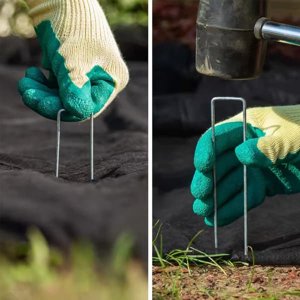 Trädgårdsankare U-form - 100-pack