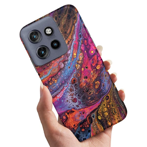 Deksel / Mobildeksel til Motorola Edge 50 Neo - Psykedelisk