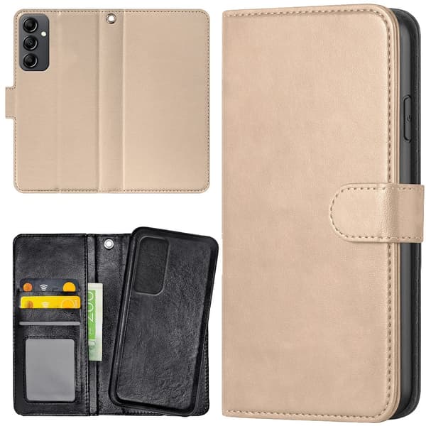 Samsung Galaxy A14 - Plånboksfodral/Skal Beige