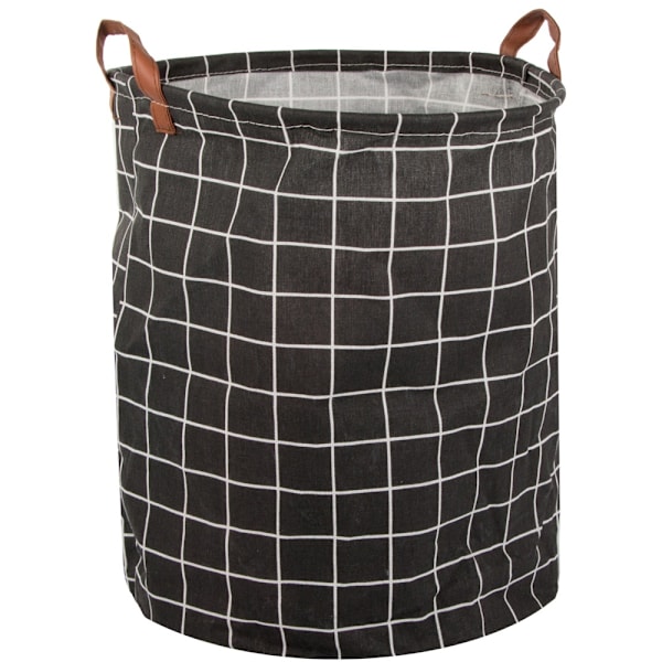 Hopfällbar Tvättkorg - 45L Vit