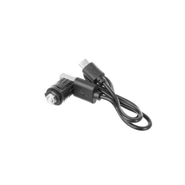 Cykellygte LED med Hastighedsmåler & Ur - For- og Baglys Black