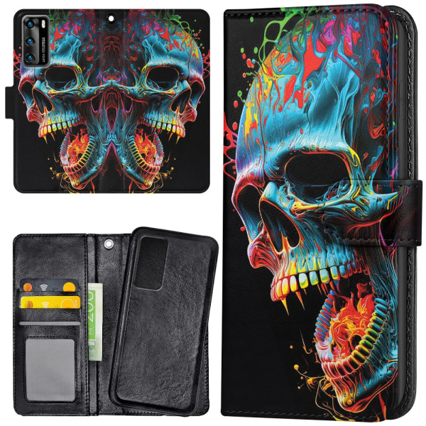Huawei P40 Pro - Mobilcover/Etui Cover Skull