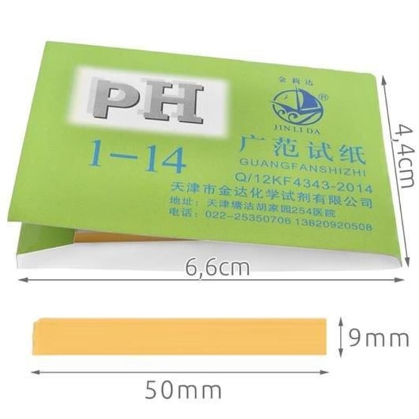 Lakmuspapir til pH-test - 80 stk Multicolor