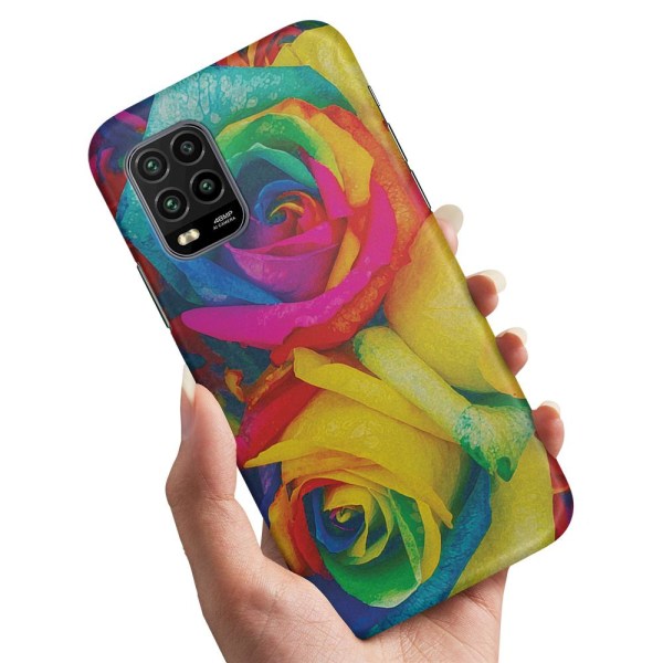 Xiaomi Mi 10 Lite - Cover / Mobilcover Farvede roser