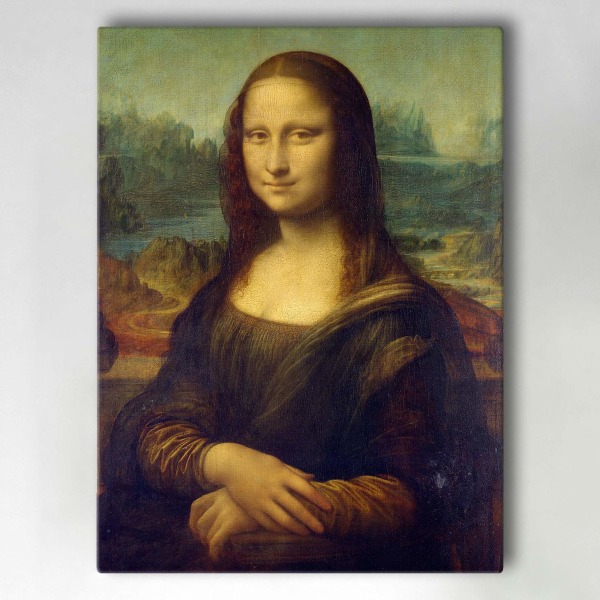 Canvastavla / Tavla - Mona Lisa - 40x30 cm - Canvas