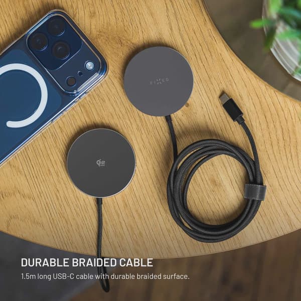 FIXED MagPad Slim Qi2.2 25W trådlös laddare Space Grey