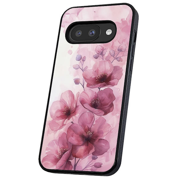 Google Pixel 9A - Deksel/Mobildeksel Flowers