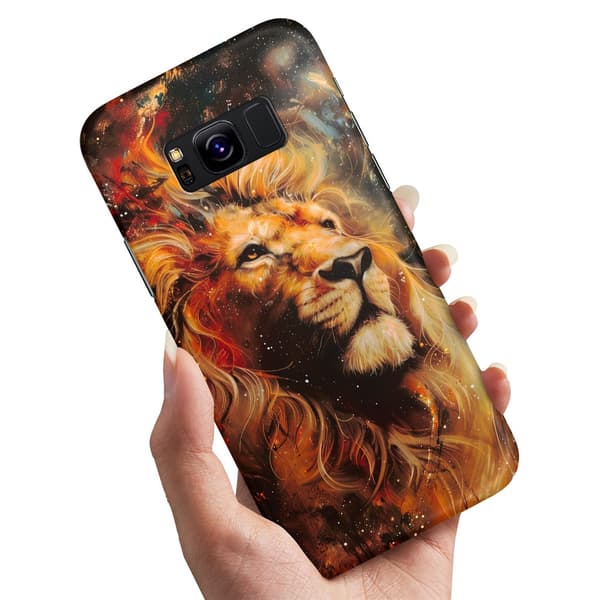 Deksel / Mobildeksel til Samsung Galaxy S8 Plus - Lion