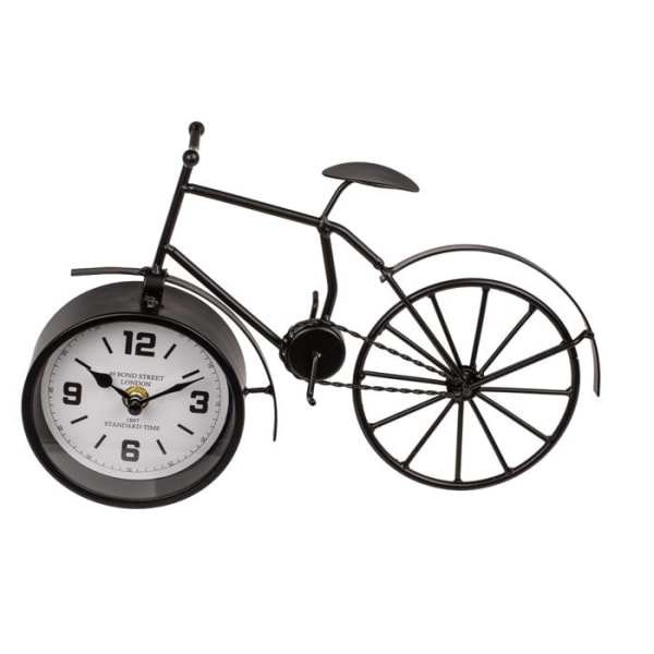 Bordsklocka / Klocka - Cykel Svart