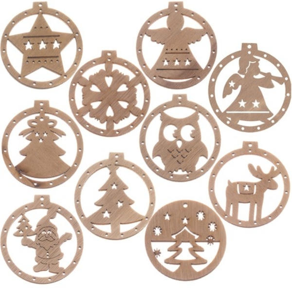 Julgranspynt Figurer - 10 st