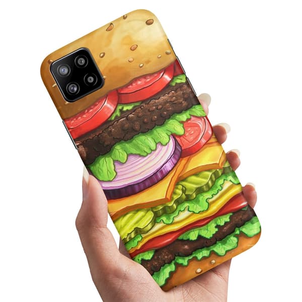 Deksel / Mobildeksel til Samsung Galaxy A22 5G - Hamburger